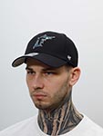 Бейсболка 47 BRAND арт. BCPTN-MVP28WBV Miami Marlins MLB (черный / голубой)